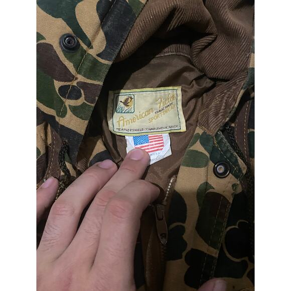 Vintage Weather Shield Camo Field Coat Jacket - Picture 7 of 8